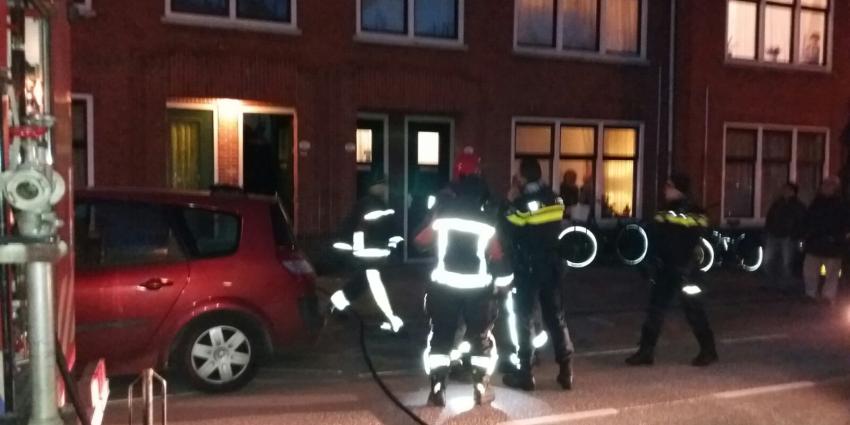 Zwaargewonde bij woningbrand in Groningen Zwaargewonde bij woningbrand in Groningen