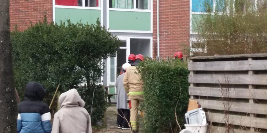 Brandweer voert nacontrole uit Brandweer voert nacontrole uit