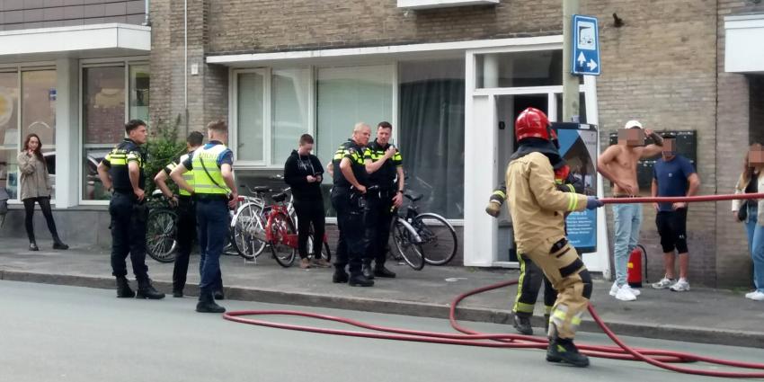 Brandweer blust brand Brandweer blust brand