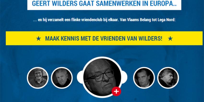 Screenshot website de vrienden van wilders | PvdA Screenshot website de vrienden van wilders | PvdA