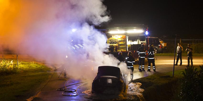 Foto van autobrand | Persburo Sander van Gils | www.persburausandervangils.nl