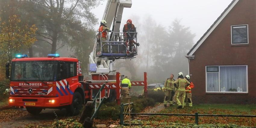 Schoorsteenbrand in Nieuwe Diep Schoorsteenbrand in Nieuwe Diep