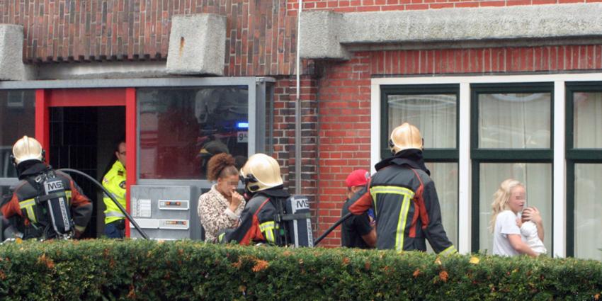 Keukenbrand in Groningen door pan op het vuur Keukenbrand in Groningen door pan op het vuur