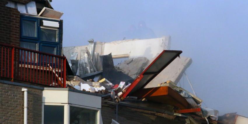 Zware explosie in appartementencomplex Veendam