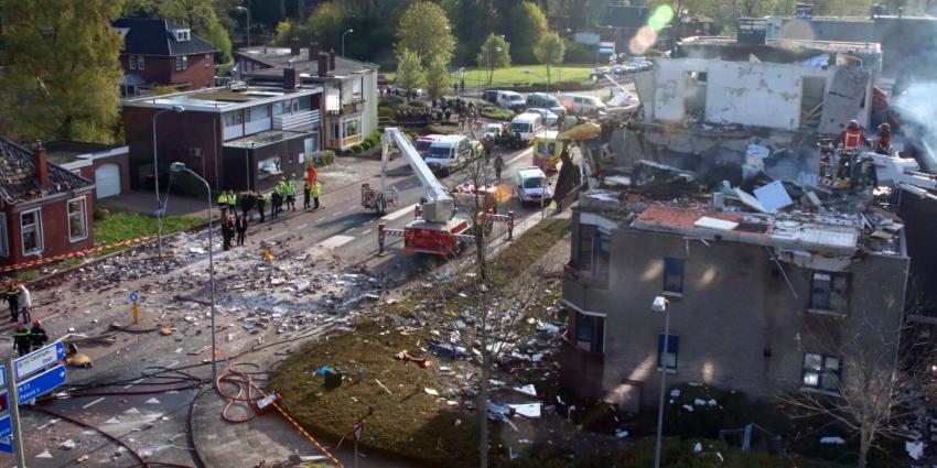 Zware explosie in appartementencomplex Veendam