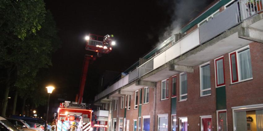 foto van woningbrand in Vlaardingen foto van woningbrand in Vlaardingen