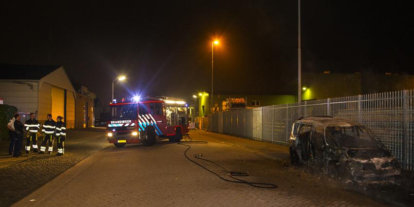  Auto uitgebrand op bedrijventerrein in Den Bosch