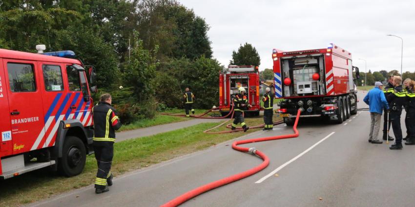 Brand in leegstaad pand in Emmen Brand in leegstaad pand in Emmen