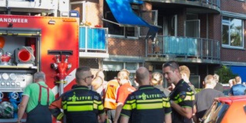 Grote woningbrand in Winschoten