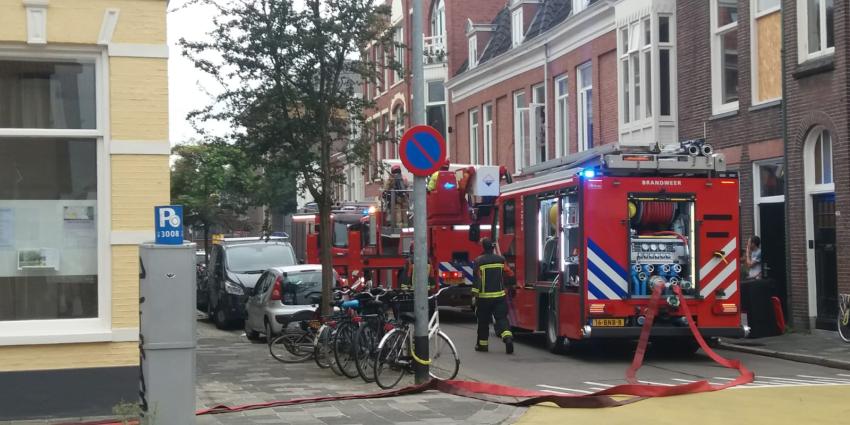 Brandweer aanwezig in Kleine Kruisstraat