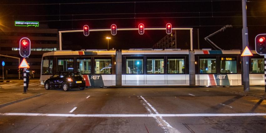 Aanrijding tussen tram en auto Aanrijding tussen tram en auto