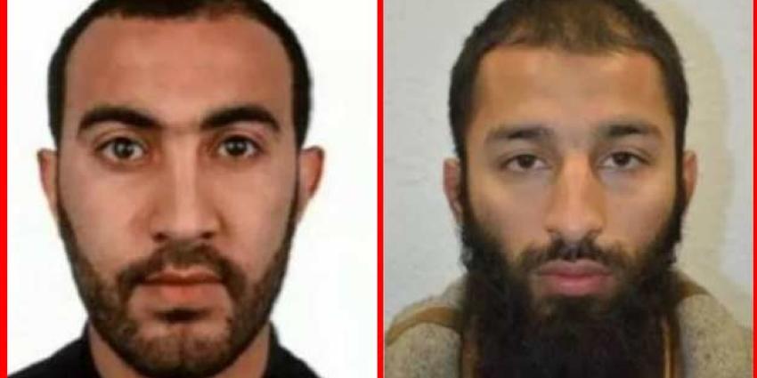 Politie Londen toont twee van de drie terroristen Politie Londen toont twee van de drie terroristen