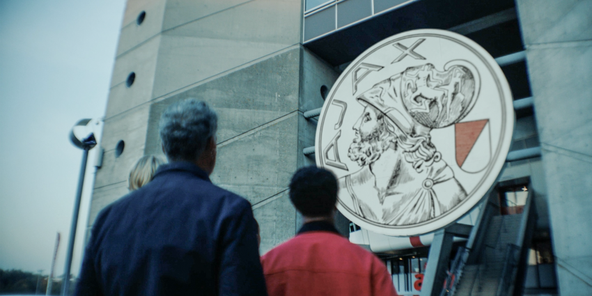 Klassieke logo Ajax op Johan Cruijff Arena Klassieke logo Ajax op Johan Cruijff Arena