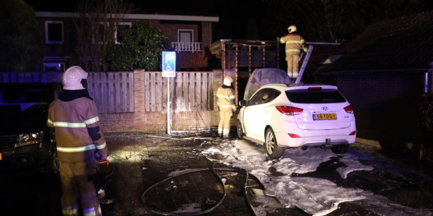 autobrand, schijndel, overslaan, schuurtje 