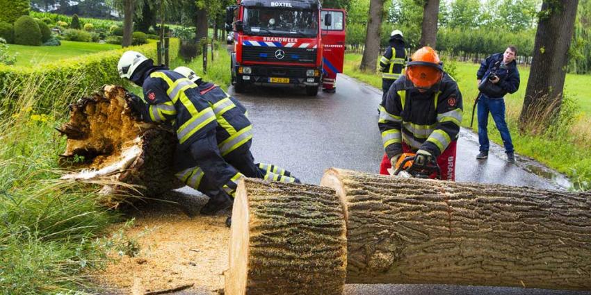 Zomerstorm zorgde voor extra drukte bij brandweer Zomerstorm zorgde voor extra drukte bij brandweer