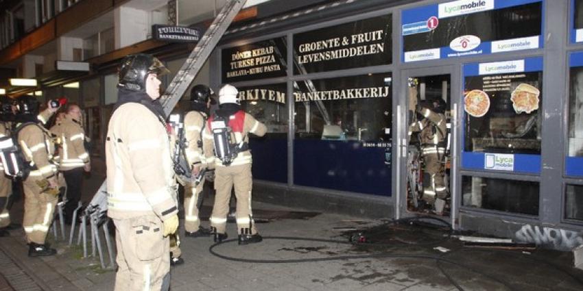 Brand in Turkse bakkerij Brand in Turkse bakkerij