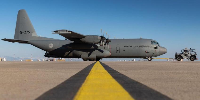 C130 weer terug op vliegbasis Eindhoven C130 weer terug op vliegbasis Eindhoven