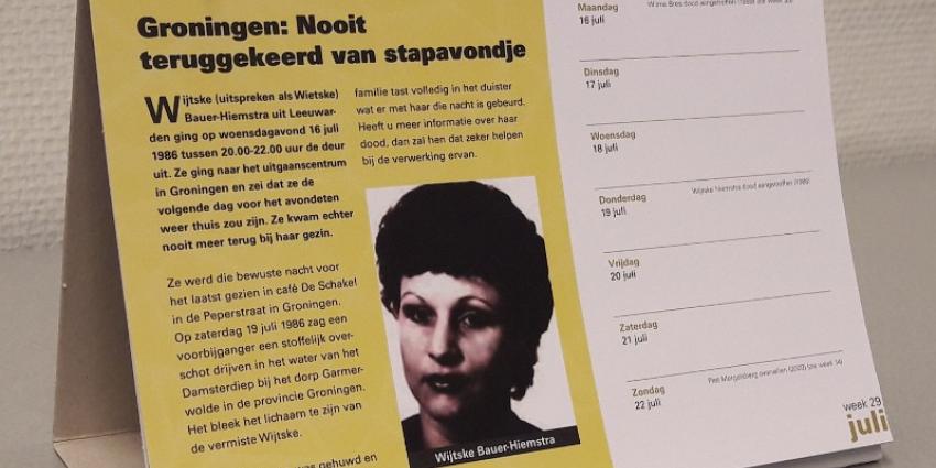 Wie weet meer over de dood van Wijtske Bauer-Hiemstra Wie weet meer over de dood van Wijtske Bauer-Hiemstra