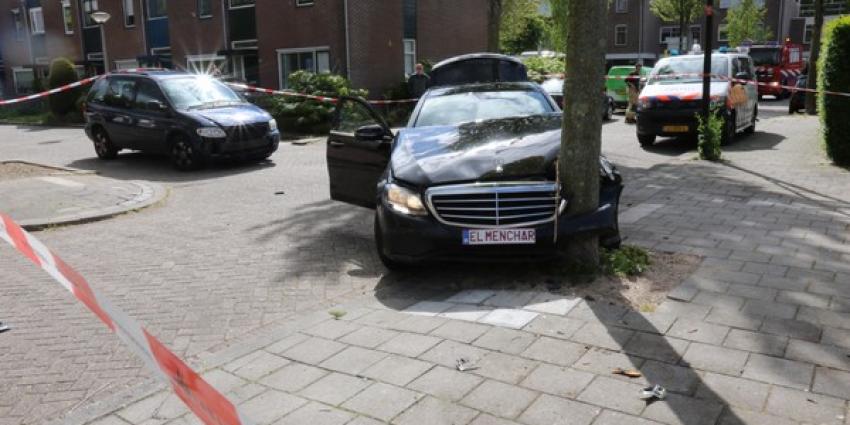 auto, crash, achtervolging, vlaardingen auto, crash, achtervolging, vlaardingen