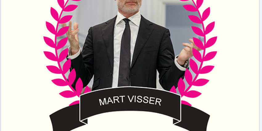 Mart Visser uitgeroepen tot 'Dom Bontje' Mart Visser uitgeroepen tot 'Dom Bontje'