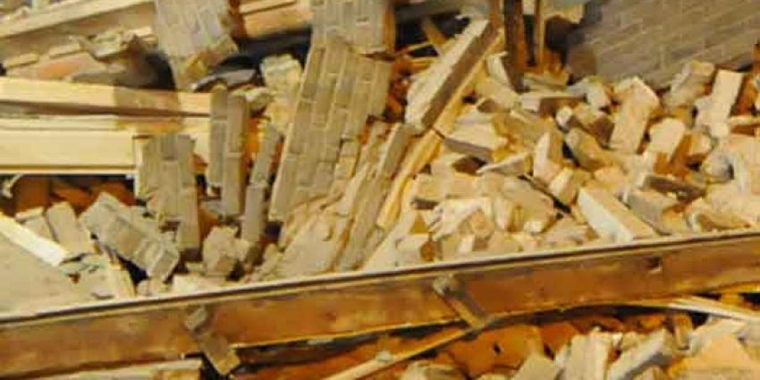 Flatgebouw deels ingestort na explosie Belgische Turnhout Flatgebouw deels ingestort na explosie Belgische Turnhout