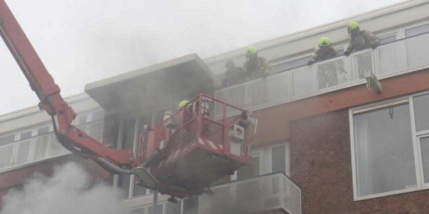 Brand in woning Brand in woning