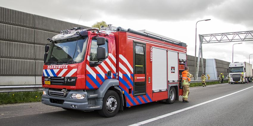 Klein brand in vrachtwagen A4 Klein brand in vrachtwagen A4