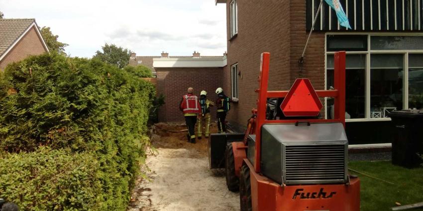 Gaslek naast kinderdagopvang in Smilde Gaslek naast kinderdagopvang in Smilde