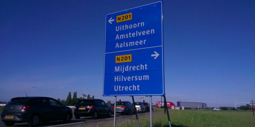 Opnieuw verkeerschaos rondom Uithoorn Opnieuw verkeerschaos rondom Uithoorn