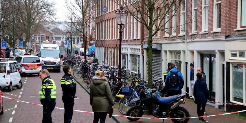 Pand beschoten op de Agatha Dekenstraat in Amsterdam, 