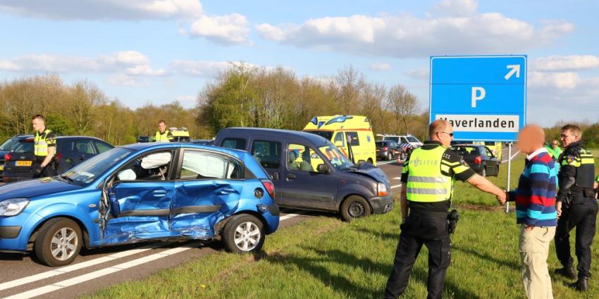 Gewonden bij aanrijding op N34 Gewonden bij aanrijding op N34