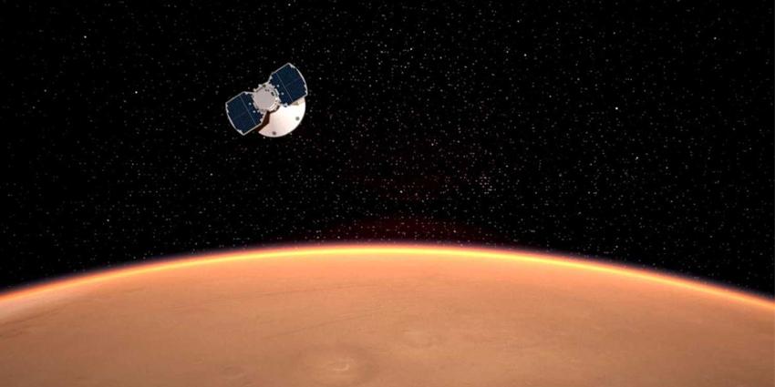 NASA's ruimtevaartuig InSight maakt geslaagde landing op Mars NASA's ruimtevaartuig InSight maakt geslaagde landing op Mars