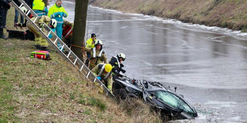 Ongeval Hooghalen voertuig te water Ongeval Hooghalen voertuig te water