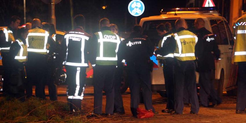 Foto van politie en brandweer in donker | Archief EHF Foto van politie en brandweer in donker | Archief EHF