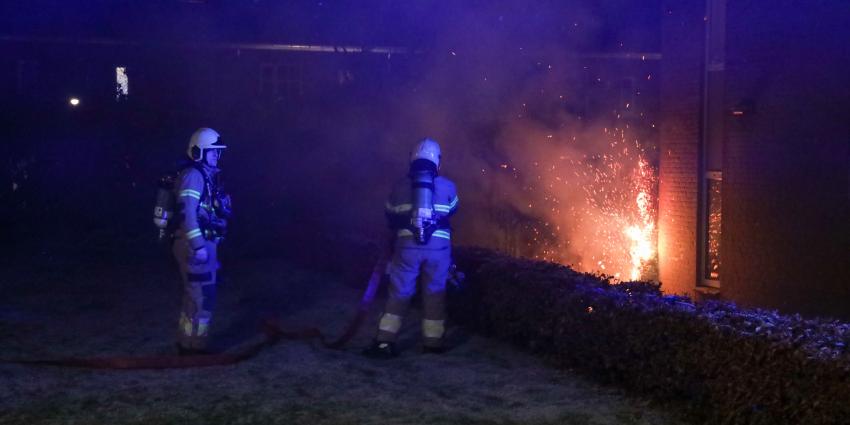 Brandweer blust brand Brandweer blust brand