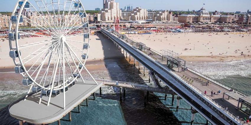 Reuzenrad op Scheveningse Pier geopend Reuzenrad op Scheveningse Pier geopend