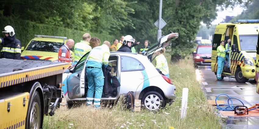 foto van aanrijding Foto van aanrijding