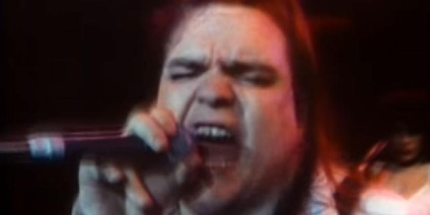 Zanger Meat Loaf zakt in elkaar op het podium Zanger Meat Loaf zakt in elkaar op het podium