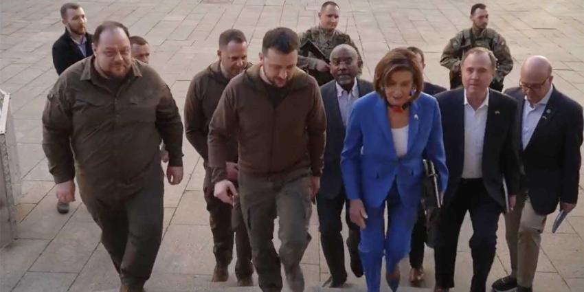 zelensky-pelosi-bezoek zelensky-pelosi-bezoek