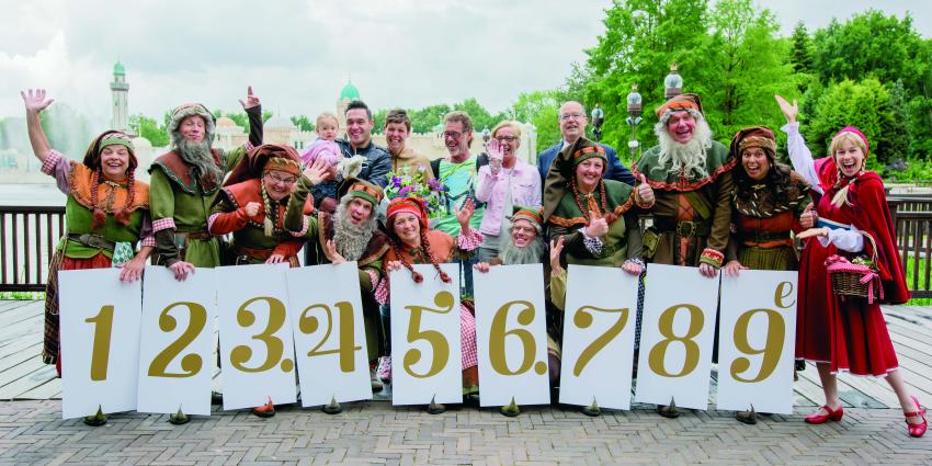 Efteling ontvangt 123.456.789e bezoeker Efteling ontvangt 123.456.789e bezoeker