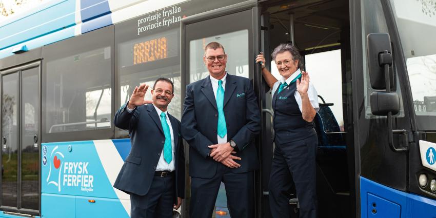 Arriva neemt afscheid van busreizigers in Fryslân Arriva neemt afscheid van busreizigers in Fryslân
