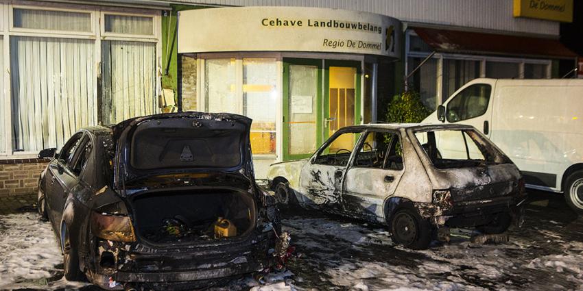 Auto's in vlammen op in Oirschot Auto's in vlammen op in Oirschot