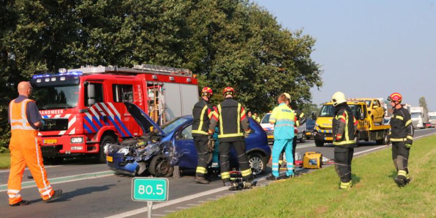 Zwaar gewonde bij ongeval op N34 bij Borger Zwaar gewonde bij ongeval op N34 bij Borger