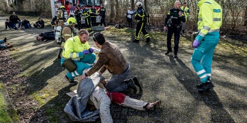 Doden en gewonden bij oefendag gezamenlijke hulpdiensten Doden en gewonden bij oefendag gezamenlijke hulpdiensten