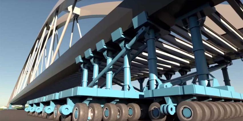 Sloopwerkzaamheden oude spoorbrug A1 lopen uit naar maandagt Sloopwerkzaamheden oude spoorbrug A1 lopen uit naar maandag
