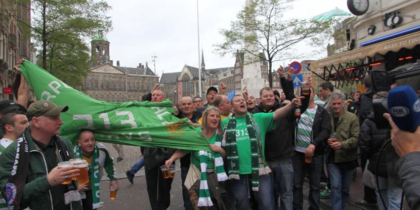 Foto van Celtic fans in Amsterdam | BON Foto van Celtic fans in Amsterdam | BON