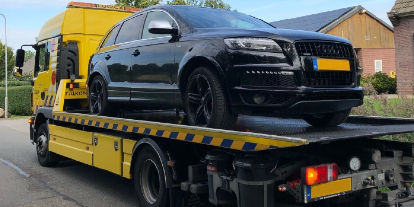 in beslag genomen auto in beslag genomen auto