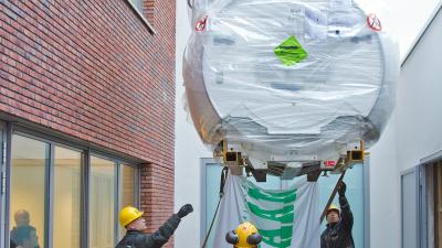 Nieuwe MRI Flevoziekenhuis spectaculair afgeleverd Nieuwe MRI Flevoziekenhuis spectaculair afgeleverd
