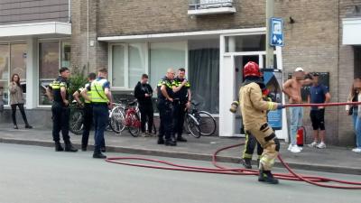 Brandweer blust brand