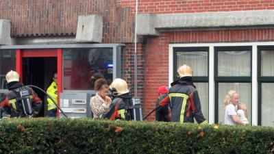 Keukenbrand in Groningen door pan op het vuur